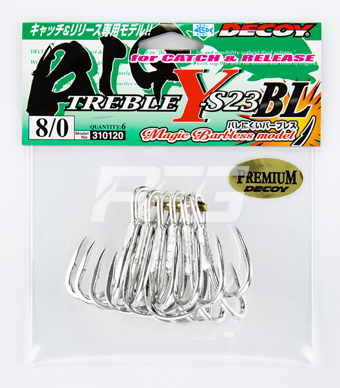 Decoy Big Treble Y-S23BL Barbless